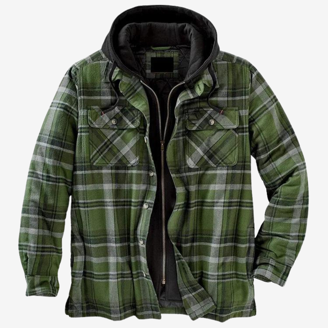 Veste Homme Hiver Carrée Élégante