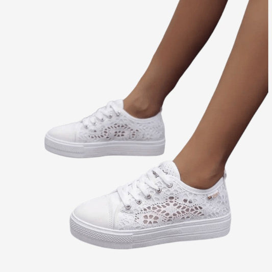 Baskets Femmes Respirantes à Lacets Élastiques - PanierRoyale
