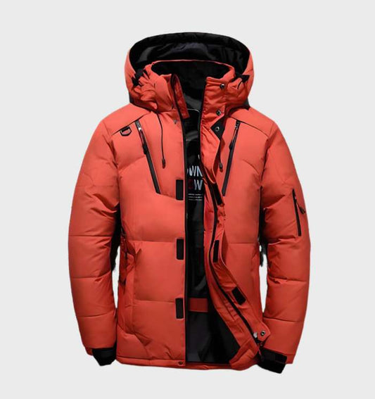 Veste Hiver Capuche Manches Longues Imperméable