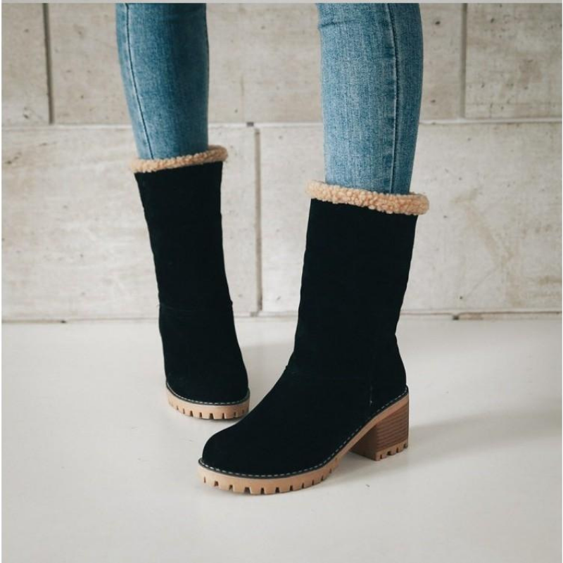 Bottes Femmes Hiver Fourrées et Chauffantes