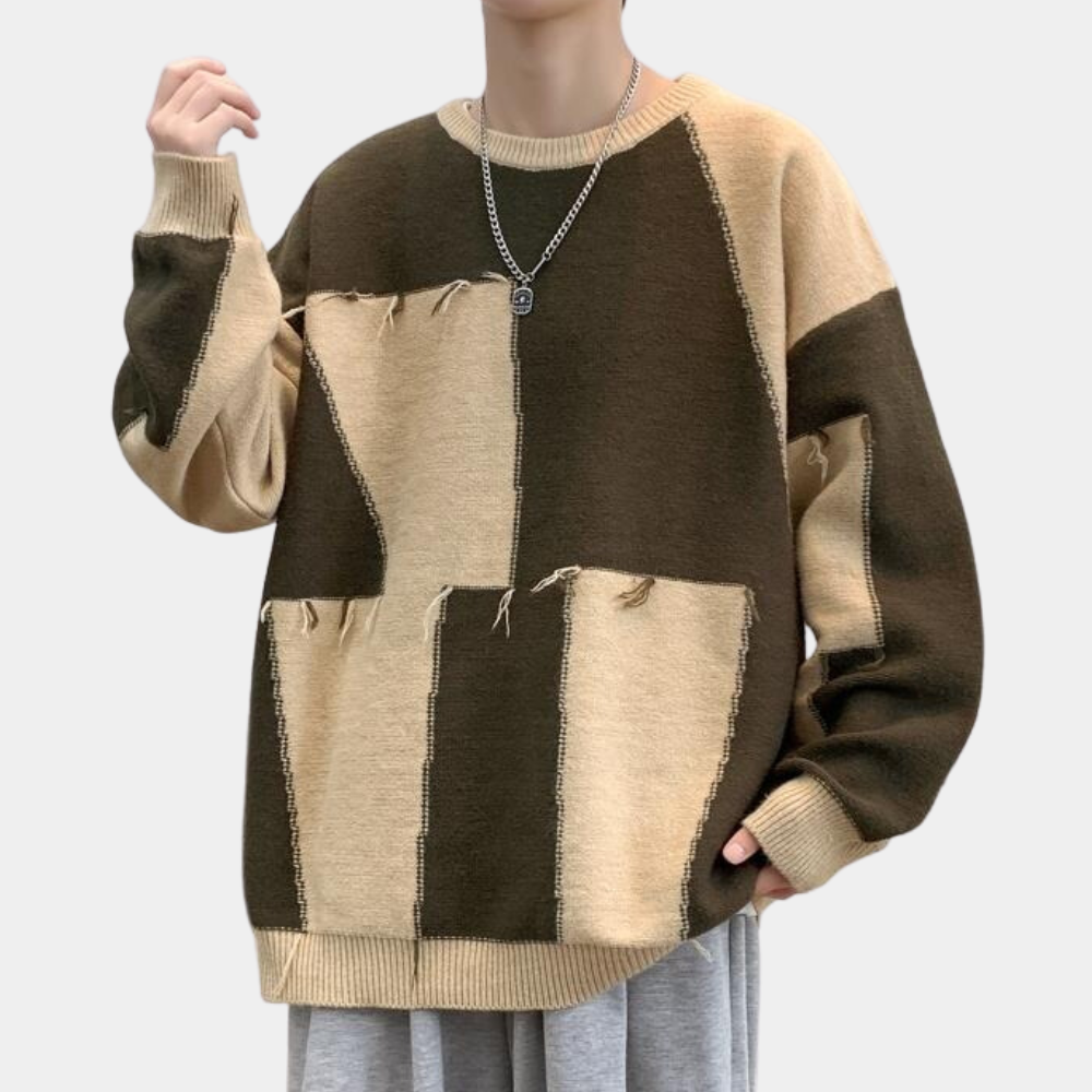 ALBERT - Pull Tricoté Elégant pour Hommes