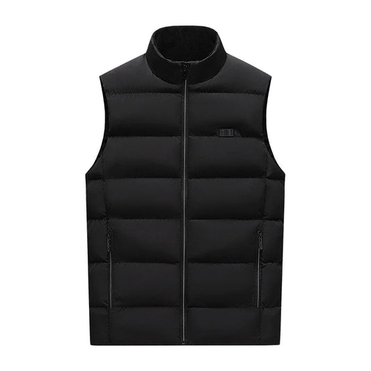 Gilet chauffant imperméable à fermeture éclair - PanierRoyale