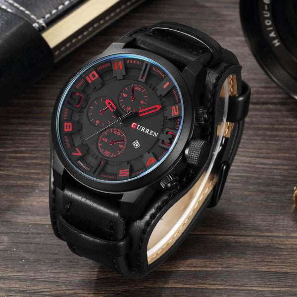 Montre Chronographe Sportive Design Élégant