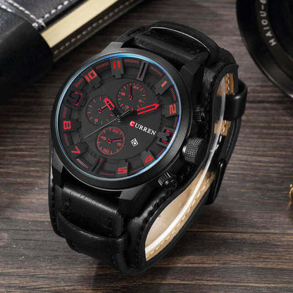 Montre Chronographe Sportive Design Élégant