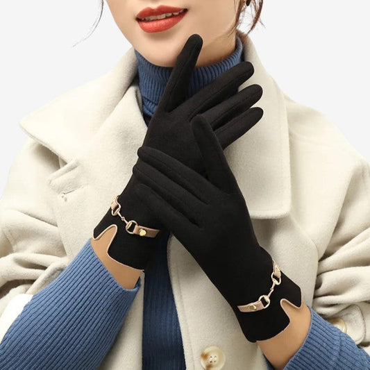 Gants Hiver Chauds et Élégants en Polaire - PanierRoyale