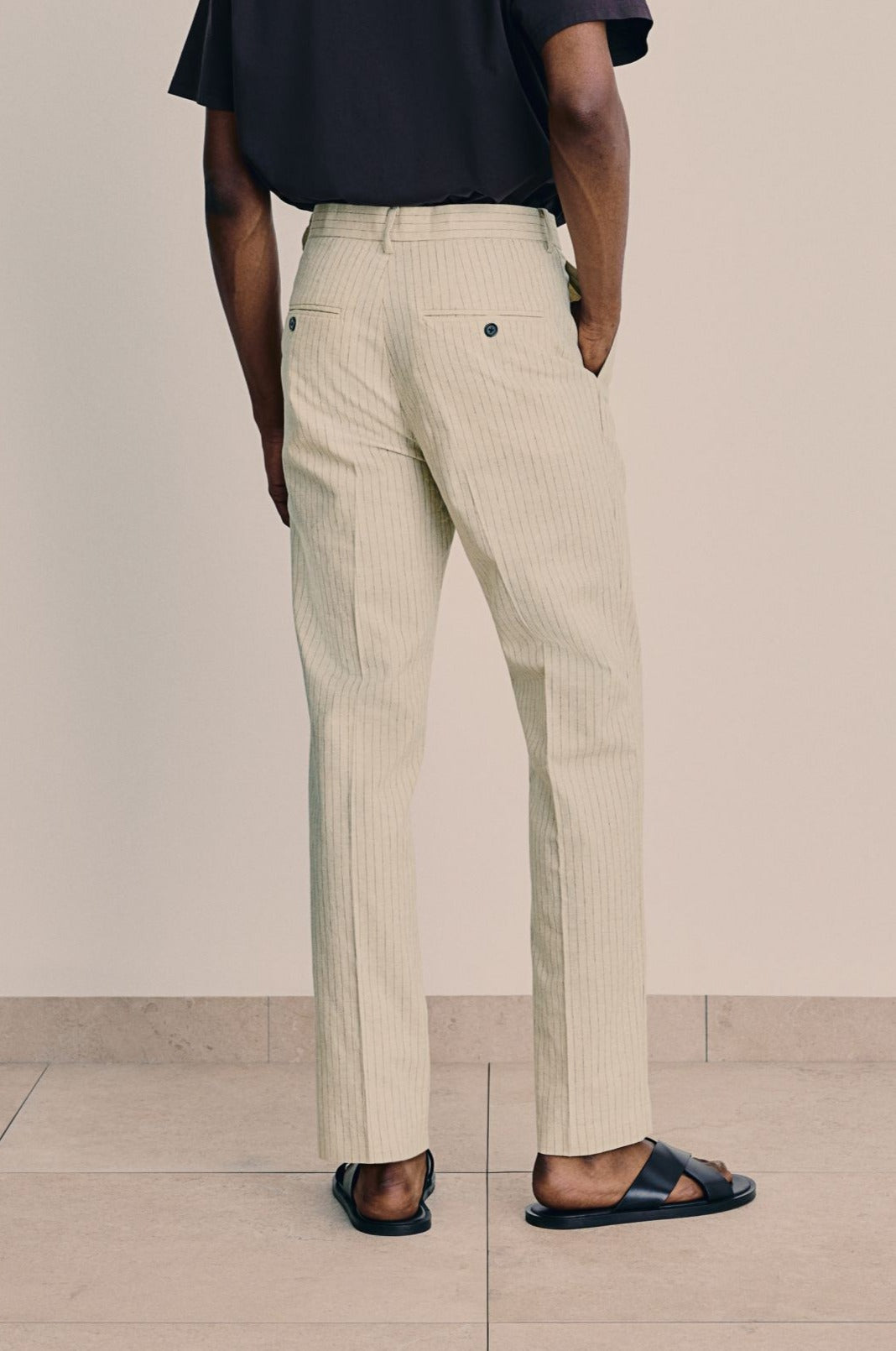 Pantalon Costume Rayure Élégant pour Homme