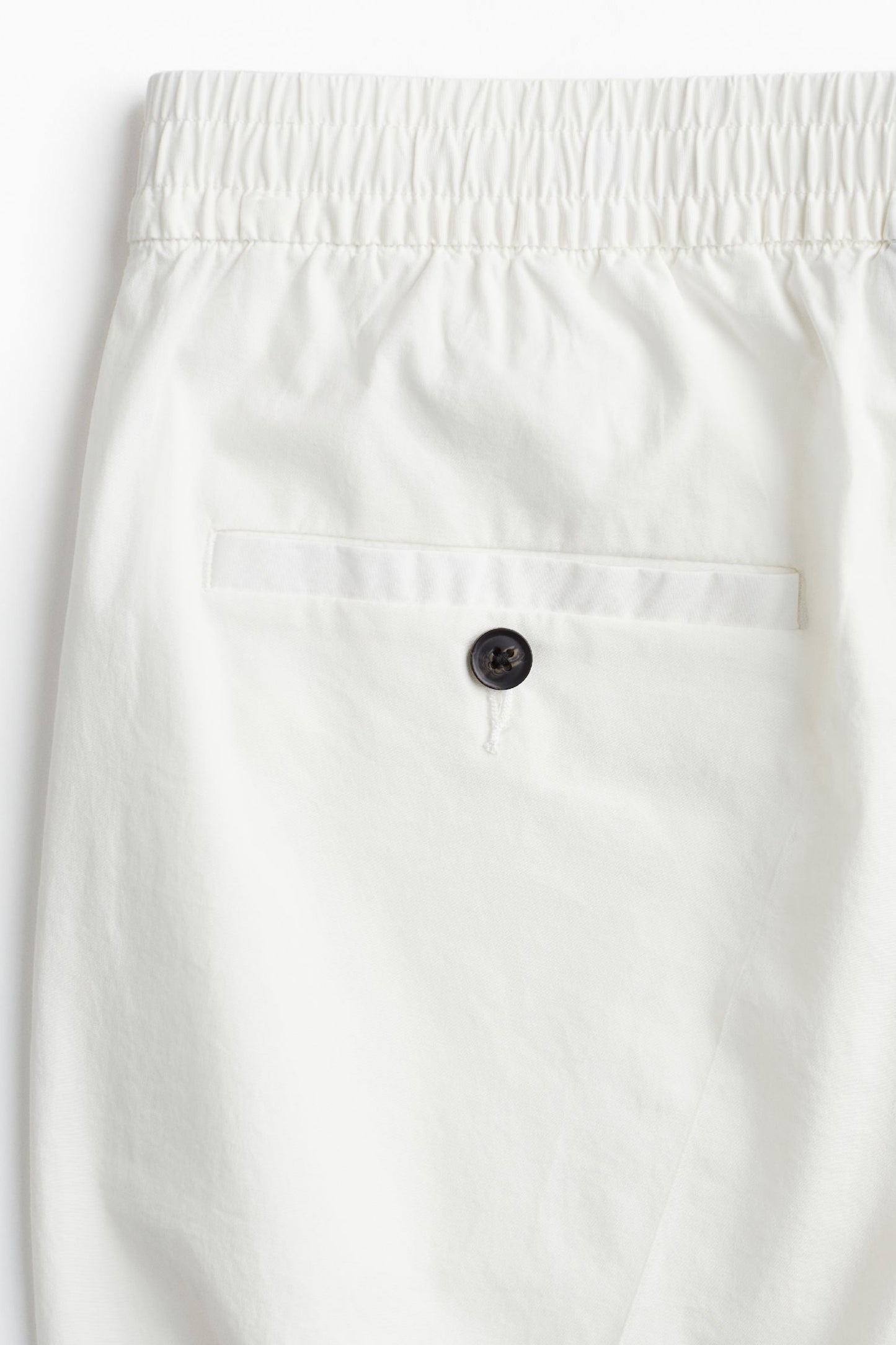 Pantalon Chino Homme Blanc Crème avec Cordons