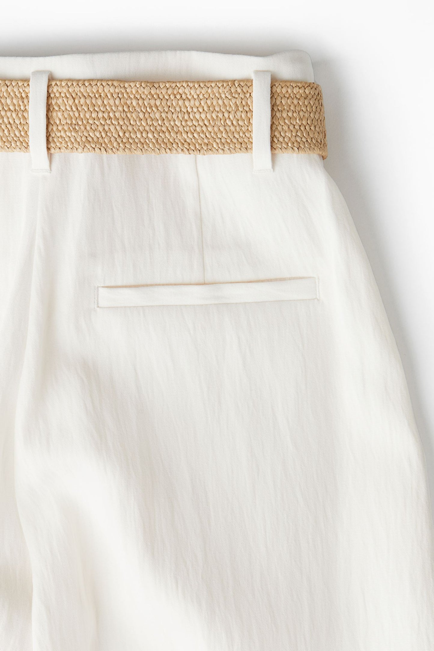 Pantalon Lin pour Femme avec Ceinture Élastique