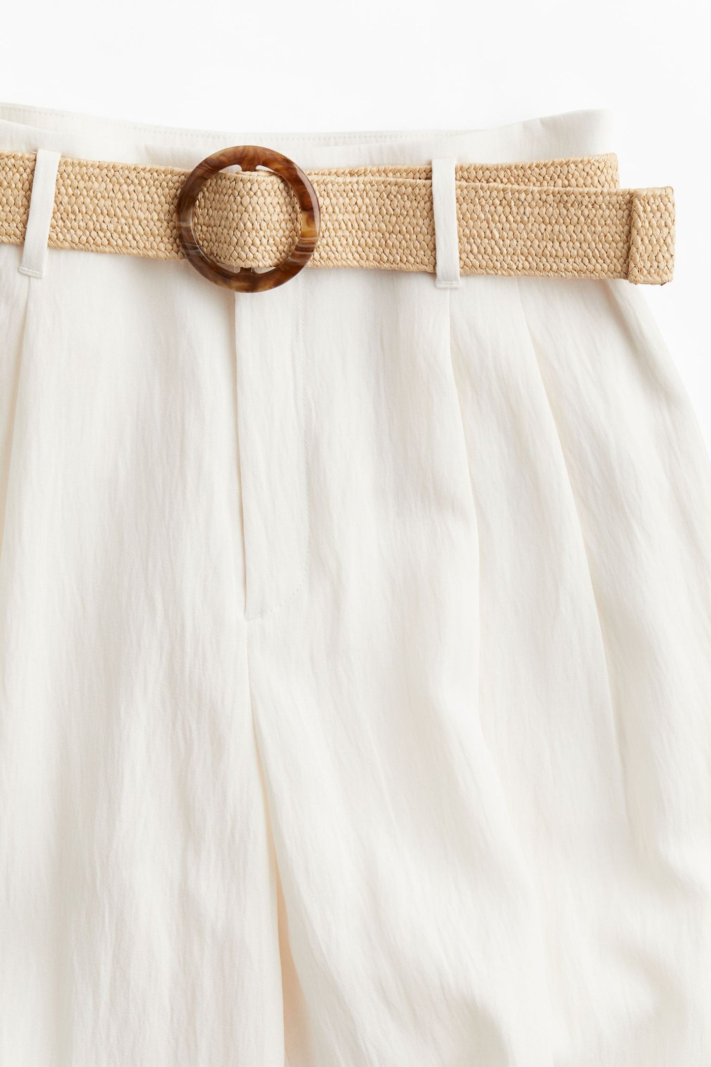 Pantalon Lin pour Femme avec Ceinture Élastique