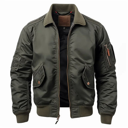 Blouson Homme Sport Cuir Noir - BerlinGlamour