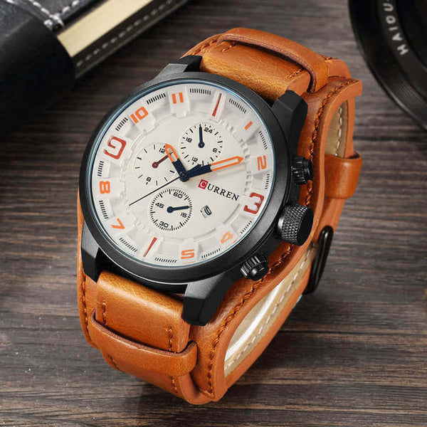 Montre Chronographe Sportive Design Élégant - PanierRoyale