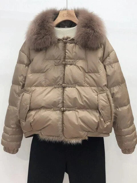 Doudoune Femme Hiver Chaude et Élégante - PanierRoyale