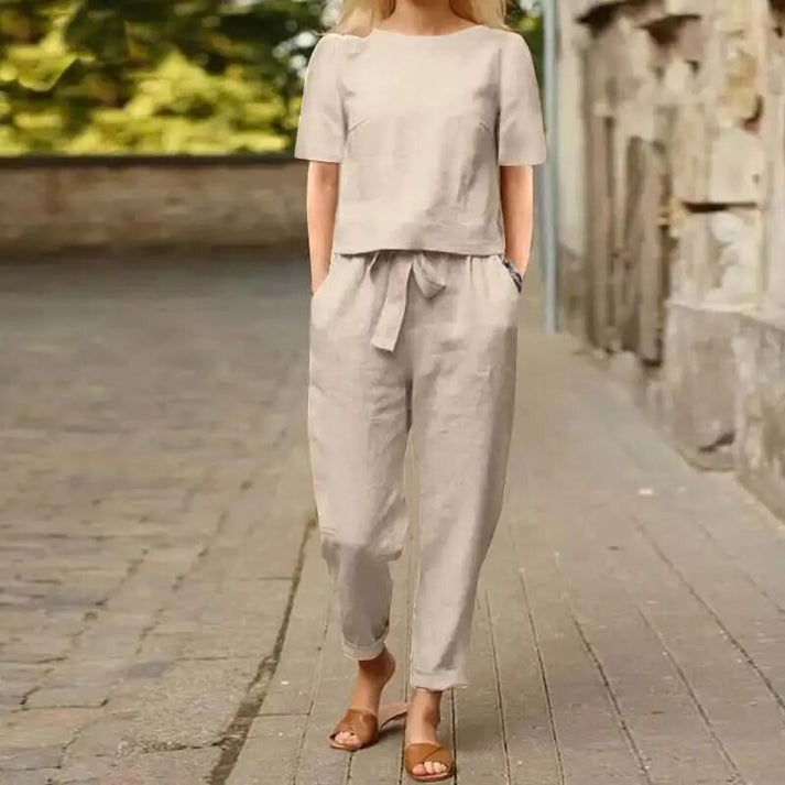 Robe Décontractée Femme 2 Pièces pour Tous les Jours