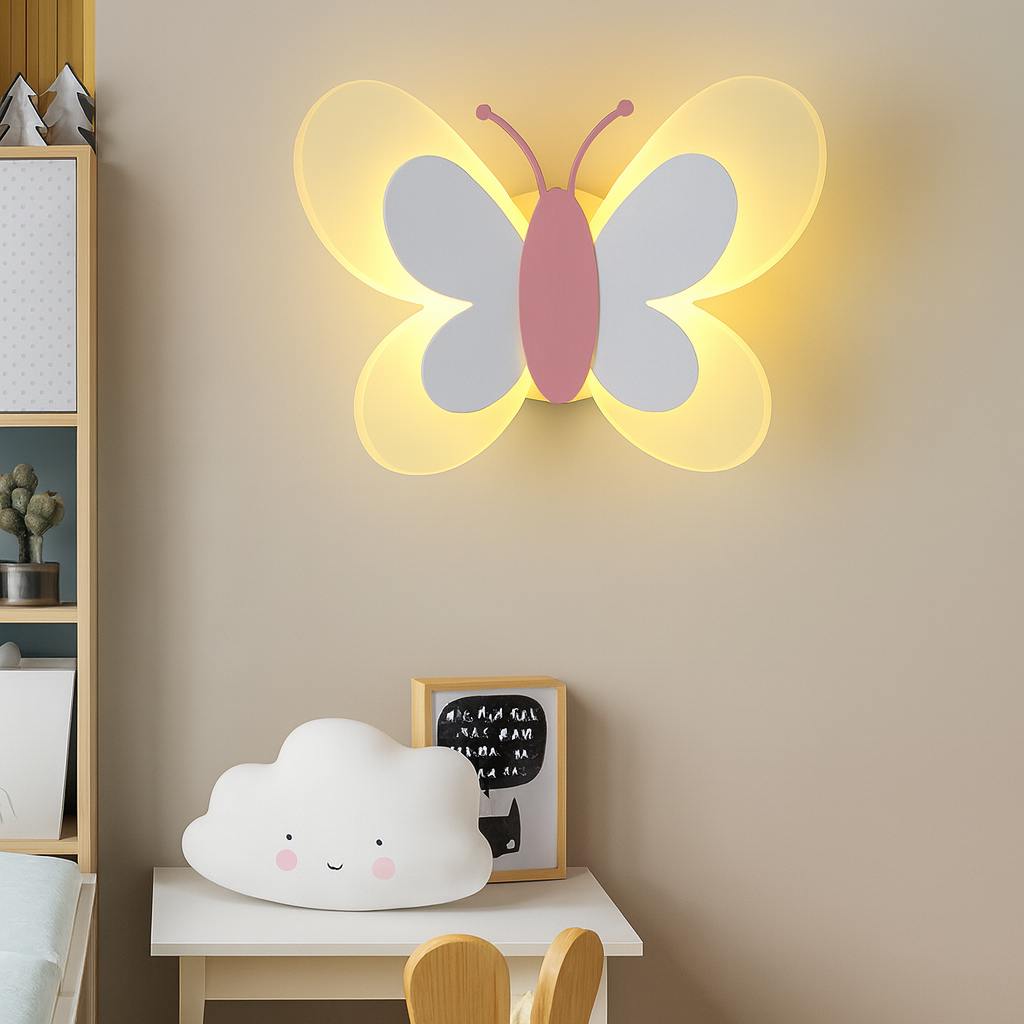Babilume™ – applique murale papillon pour une chambre de bébé