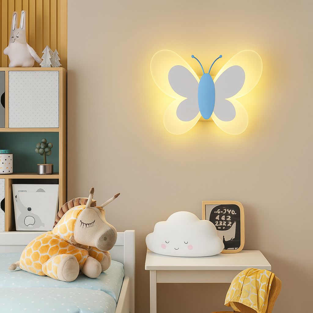 Babilume™ – applique murale papillon pour une chambre de bébé