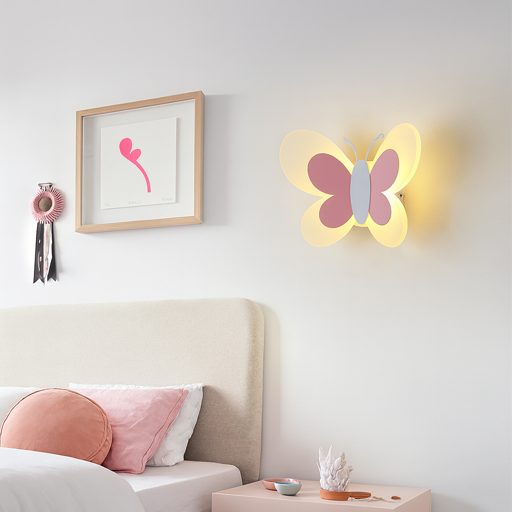 Babilume™ – applique murale papillon pour une chambre de bébé