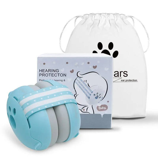 Casque Anti-Bruit Bébé Garçon avec Étui de Rangement - PanierRoyale
