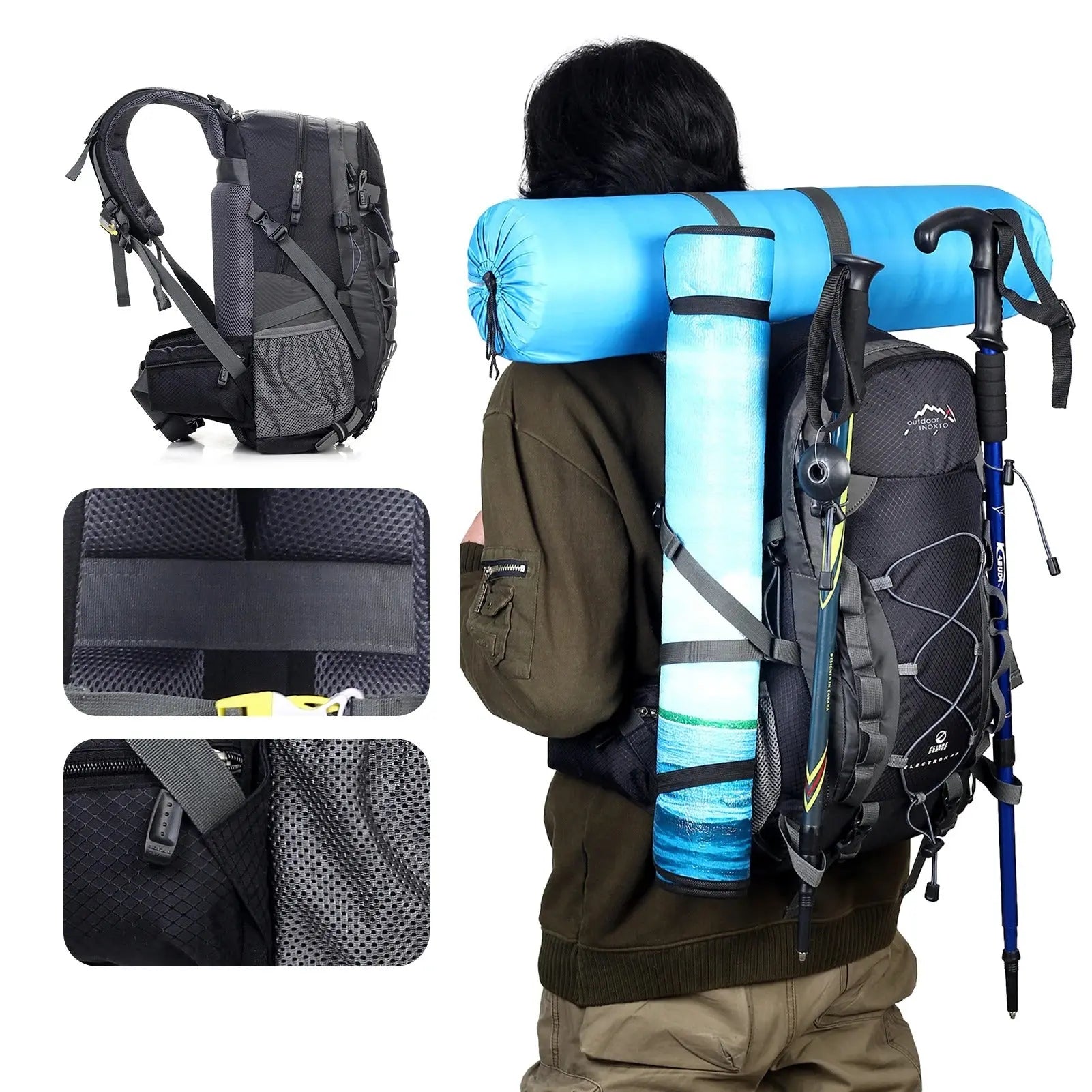 Sac à Dos Voyage Pour Homme Grande Capacité - PanierRoyale