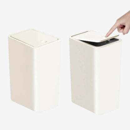 Poubelle Salle de Bain 10L à Pedale Silencieuse