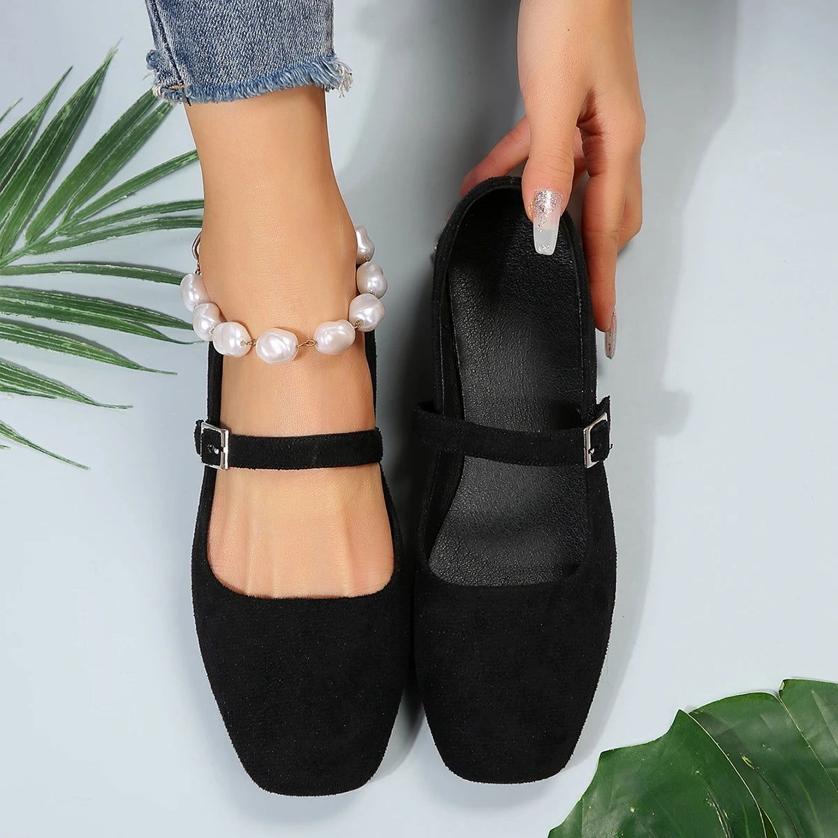 Ballerines Femmes Confort Chaussures Lacets Décontractées