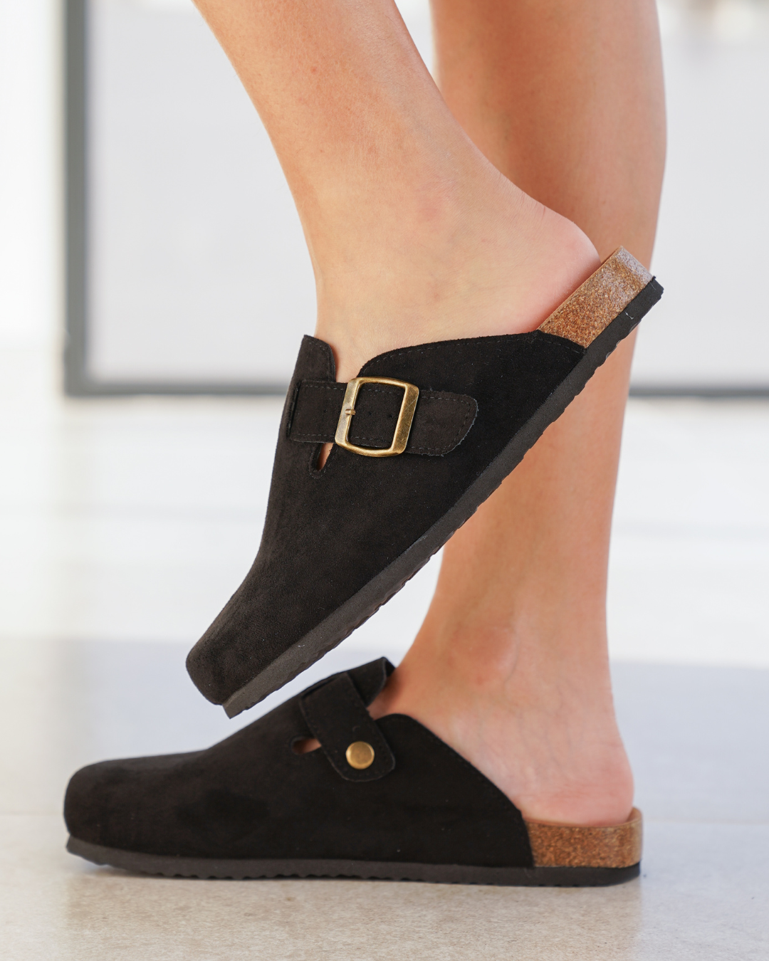 Mules Femmes Élégantes en Suède Confortable et Chic - PanierRoyale