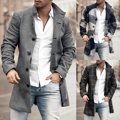 Manteau Homme Hiver Carreaux Détachable et Imperméable - PanierRoyale