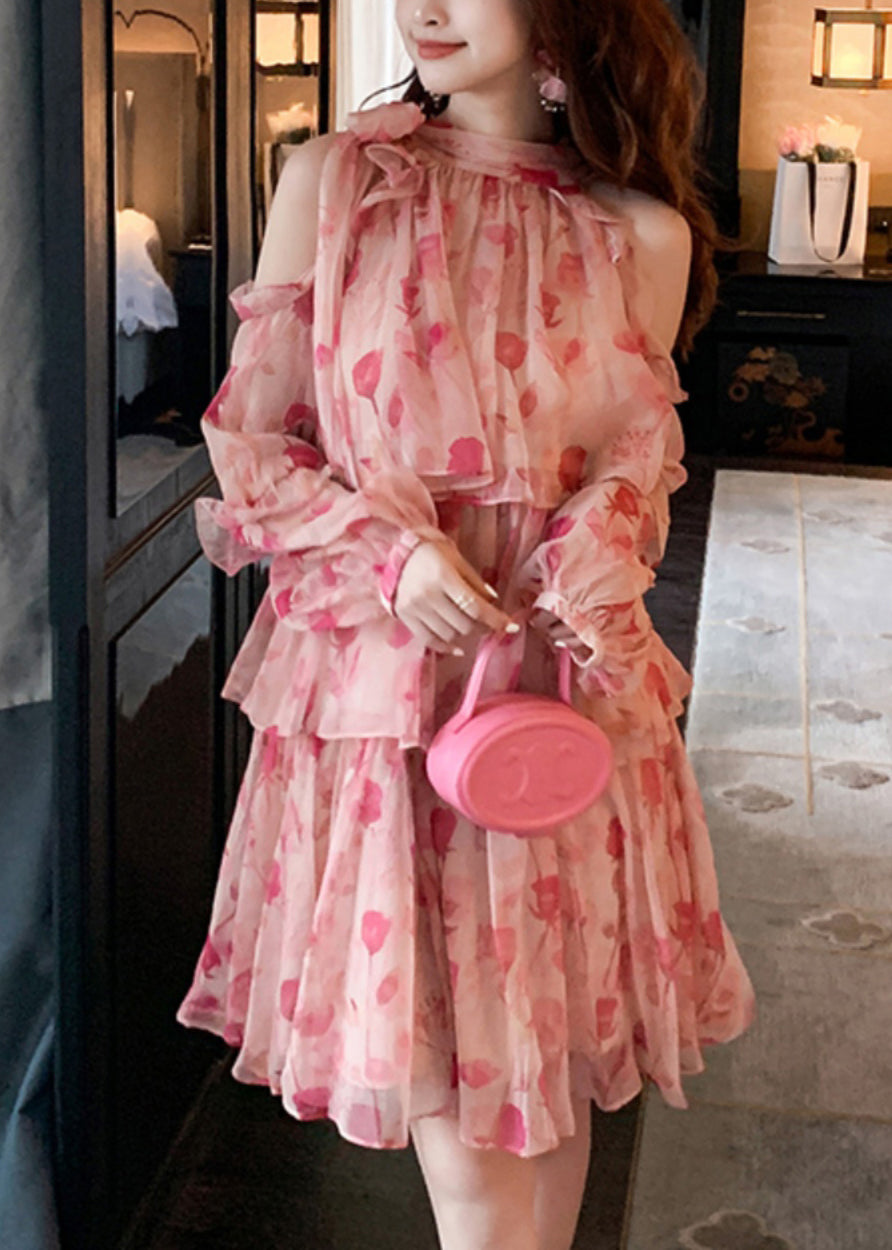 Robe légère imprimée fleuri pour femme en été - EasyApparels