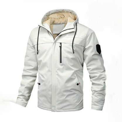 Veste à capuche imperméable pour homme
