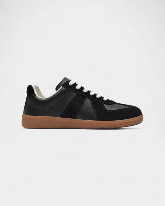 Baskets homme rétro en cuir avec semelle caoutchouc - BerlinGlamour