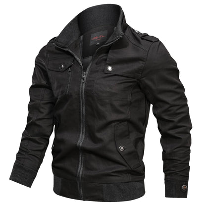 Blouson de ville avec col montant - Veste décontractée pour homme