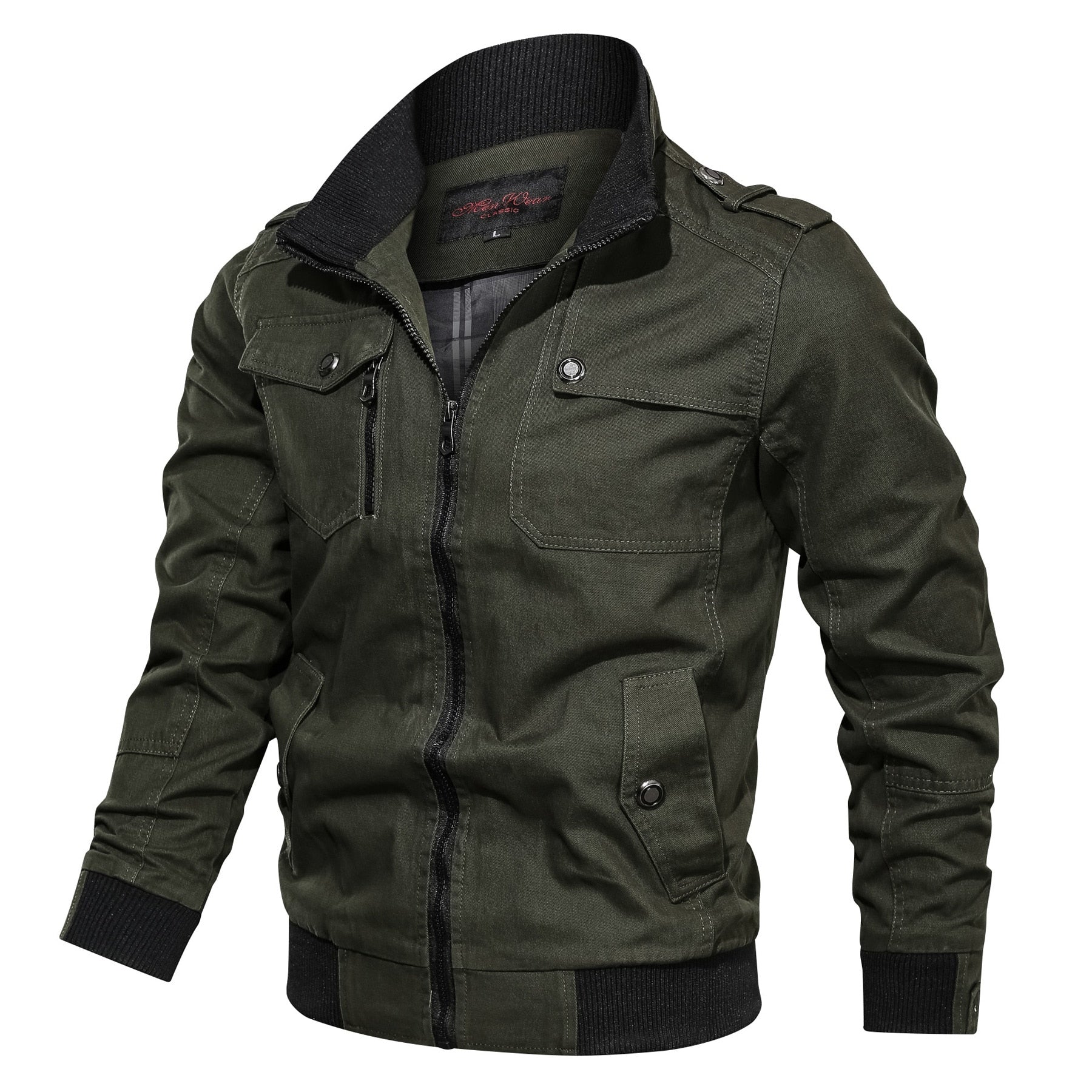 Blouson de ville avec col montant - Veste décontractée pour homme - BerlinGlamour