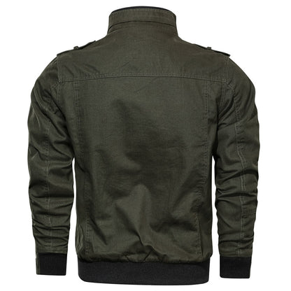 Blouson de ville avec col montant - Veste décontractée pour homme
