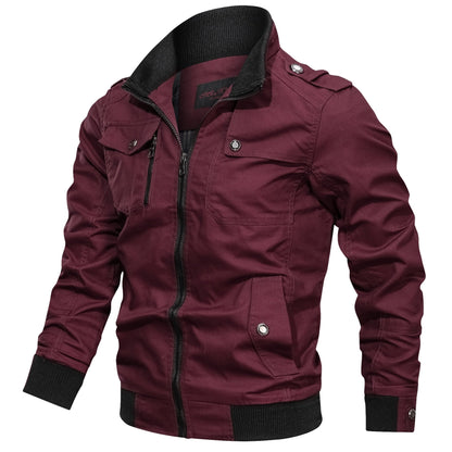 Blouson de ville avec col montant - Veste décontractée pour homme