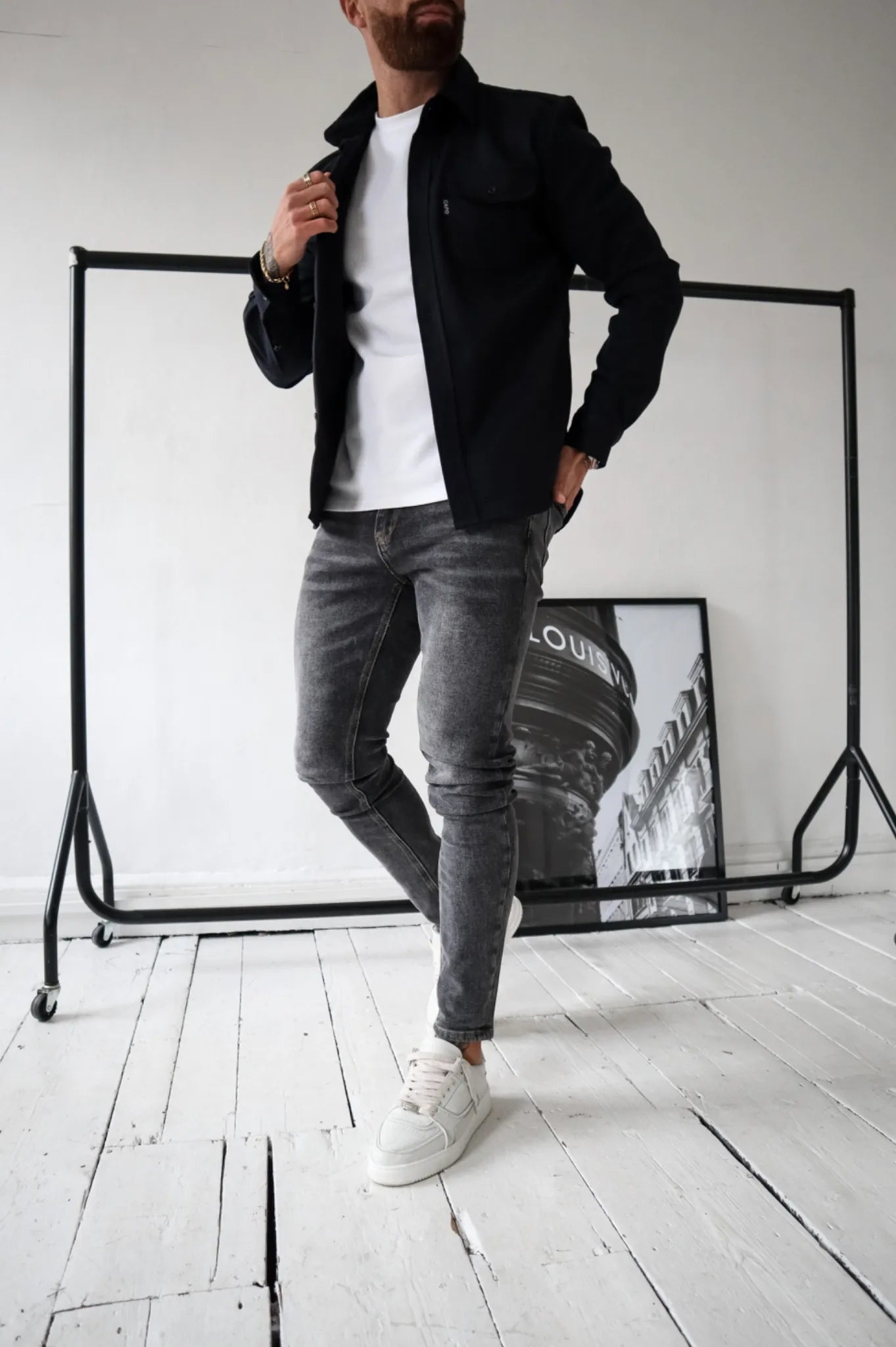 Blouson Décontracté pour Homme - Veste Overshirt Chic et Polyvalente