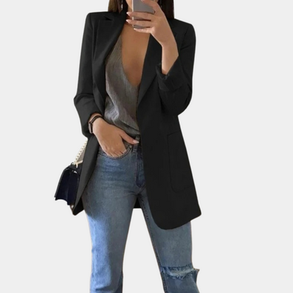 Veste Femme Élégante Taille Slim avec Manches Longues - PanierRoyale
