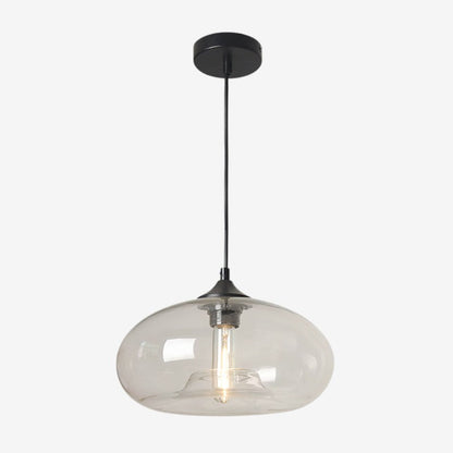 Lampe LED Verre Transparent Design Élégant - PanierRoyale