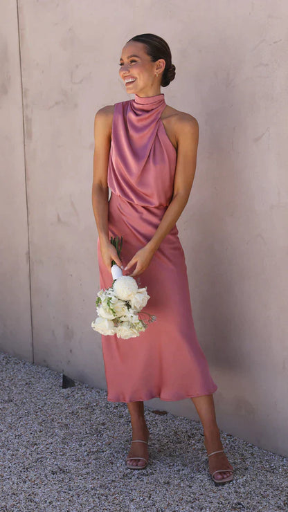 Robe de Soirée Femme Élégante en Tulle Brillant