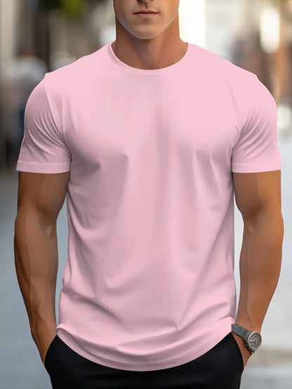 T-shirt Homme Blanc Casual