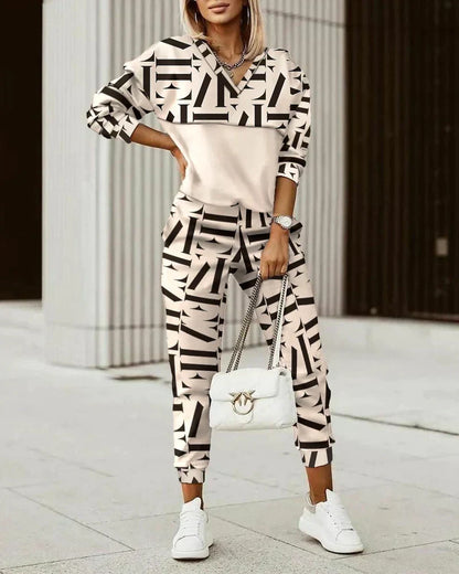Survêtement Femme Capuche et Pantalon de Sport Décontracté - PanierRoyale