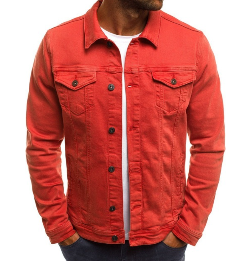 Veste Homme Legère avec Poches et Fermeture Éclair pour Printemps