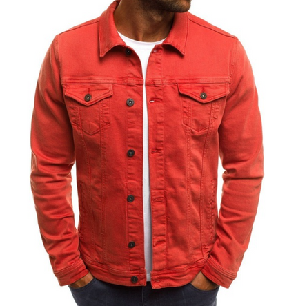 Veste Homme Legère avec Poches et Fermeture Éclair pour Printemps