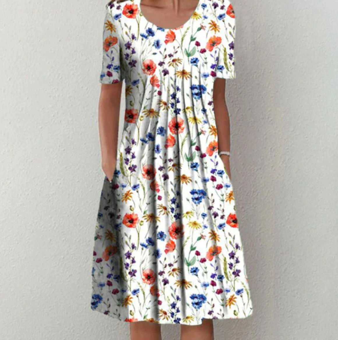 Robe Femme Élégante à Fleurs Décontractée - BerlinGlamour