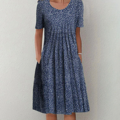 Robe Femme Élégante à Fleurs Décontractée