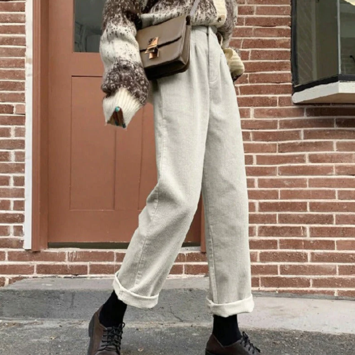 Pantalons Velours Soft et Élégants