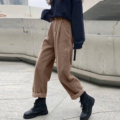 Pantalons Velours Soft et Élégants - PanierRoyale