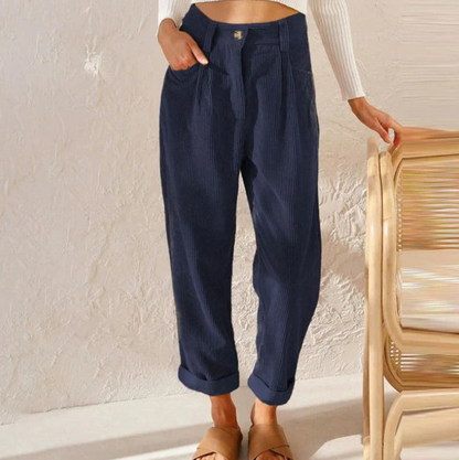 Pantalons Velours Soft et Élégants
