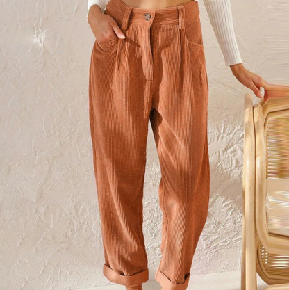 Pantalons Velours Soft et Élégants