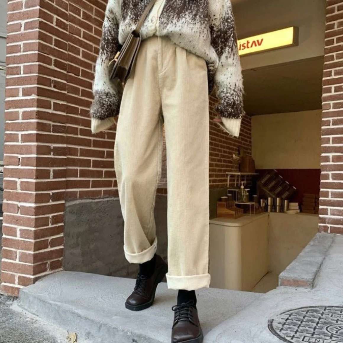 Pantalons Velours Soft et Élégants