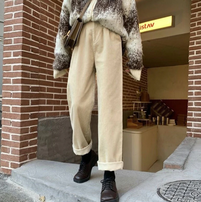 Pantalons Velours Soft et Élégants