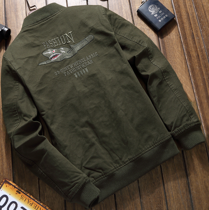 Veste Homme Streetwear Militaire Noir - PanierRoyale